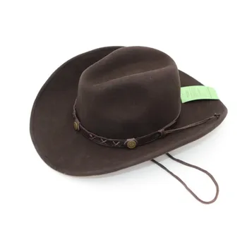 100% Шерстяная шляпа-Котелок, мужские Фетровые шляпы, Ковбойская кепка с широкими полями, мужская модная водонепроницаемая шерстяная кепка, Регулируемая Фетровая шляпа B-8126