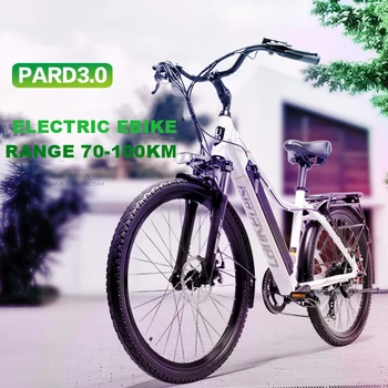 26-дюймовый Электрический горный велосипед с литиевой батареей 36 В, электрический велосипед для путешествий, облегченный Ebike