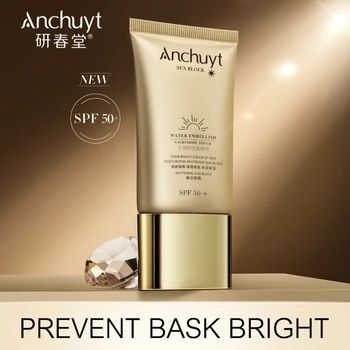 Anchuyt SPF50 + Солнцезащитный крем для лица и тела, Крем для защиты кожи от ультрафиолета, Изолирующая эмульсия, Контроль масла, Увлажняющий, отбеливающий Солнцезащитный крем