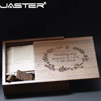 JASTER лидер продаж 1 шт. бесплатный логотип 17 *17 см Фоторамка + USB 2,0 Внешний накопитель 4 ГБ 8 ГБ 16 ГБ 32 ГБ 64 ГБ