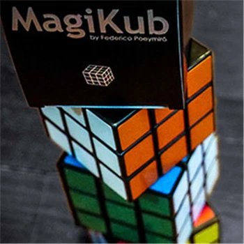 MAGIKUB От Federico Poeymiro (трюк и онлайн-инструкции) - Трюк с ментализмом, Волшебный уличный забавный куб для иллюзий, реквизит