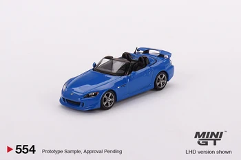 MINIGT 1: 64 MGT 64 Honda S2000 (AP2) CR Apex Blue MGT00554-CH LHD