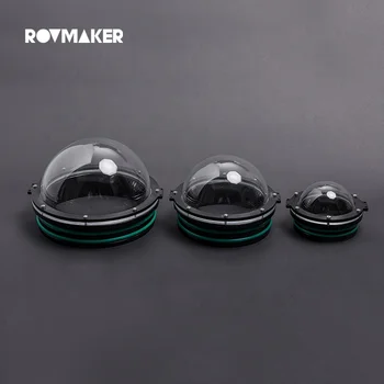 Rovmaker Настроил Подводный оптический стеклянный Куполообразный объектив PC в форме Полусферы для глубоководной камеры и Rov