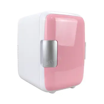 Автомобильный домашний мини-холодильник объемом 4 л Портативный автоматический морозильник для продуктов и напитков Маленький холодильник для ухода за кожей Автомобильный холодильник для охлаждения инсулина