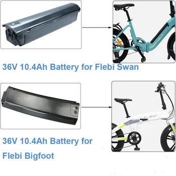 Аккумулятор для электрического велосипеда 36V 10.4Ah 11.6Ah 14Ah 250W Встроенный Складной Литий-ионный Аккумулятор Для велосипеда Flebi Swan Lite Plus 2022 Bigfoot