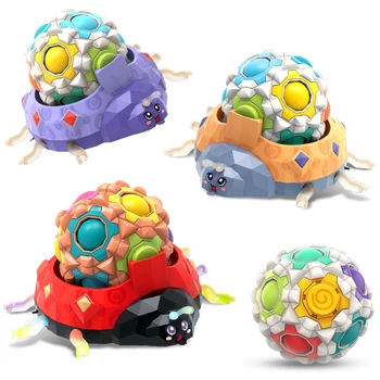 Антистресс Волшебный Радужный шарик-головоломка, игрушки для снятия стресса, обучающие игрушки, обучающие игрушки для детей и Взрослых, Забавные игровые подарки
