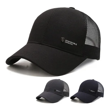 Бейсболка, дышащая шляпа для папы, Сетчатые солнцезащитные шляпы, Спортивные кепки, Шляпа дальнобойщика, кепка для рыбалки, Регулируемая простая кепка для бега