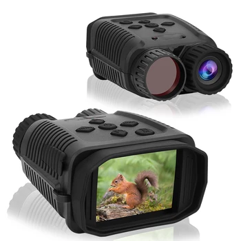 Бинокль ночного видения 1080P HD Инфракрасная цифровая камера Охотничье устройство Походный телескоп 4-кратный зум Наружные очки ночного видения
