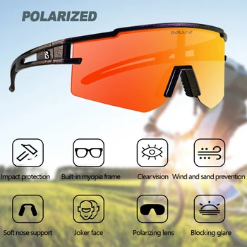 Велосипедные очки, Поляризованные солнцезащитные очки Для верховой езды TR90 MTB, Очки для горного велосипеда, Мужские очки для спорта на открытом воздухе с защитой от ультрафиолета