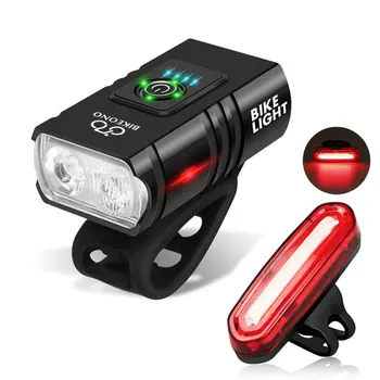 Велосипедный фонарь T6 светодиодный передний USB перезаряжаемый MTB горный велосипедный фонарь 1000LM велосипедная фара фонарик для велосипедного скутера