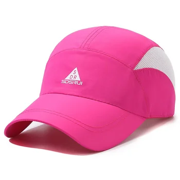Женская бейсболка, быстросохнущая шляпа для бега, Регулируемая бейсболка, женская шляпа с дышащей сеткой, Солнцезащитные кепки, Шляпа Дальнобойщика