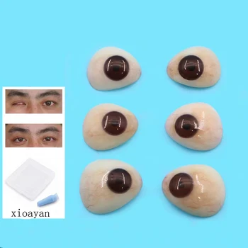 Импортный протез из полимерной смолы для удаления атрофии глаз восковой дисплей ультратонкие индивидуальные глазные яблоки инвалидов