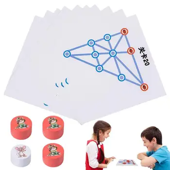 Карточная игра в кошки-мышки, игровые карты для родителей и детей, развивающие мышление в помещении, игрушки для школы и дома