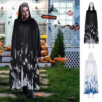 Костюм вампира для девочек ужасов на Хэллоуин, длинное платье для ролевых игр, мягкий карнавальный карнавальный костюм для вечеринки демонов, Ведьма, Призрак невесты