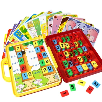 Математические игры Монтессори Для Детей Математические Игрушки Развивающие Игрушки Для Детей Juguetes Montessori Brinquedos Educativo
