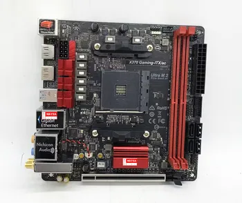 Материнская плата AM4 для ASRock X370 Gaming-ITX/ac X370 Материнская плата Ryzen/Процессор серии A 7-го поколения 2 × DDR4 32 ГБ PCI-E 3.0 M.2 SATA III