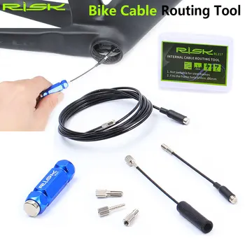 Наборы Инструментов Для прокладки внутреннего кабеля Велосипеда RISK Для MTB Дорожного Велосипеда Carbon Frame Shift Гидравлическая Направляющая Для Переключения Проводов Набор Инструментов для Установки