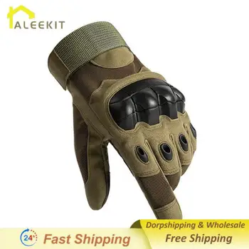Перчатки с жесткими костяшками пальцев, защитная многоцелевая военная одежда, перчатки с полными пальцами для активного отдыха, пейнтбольные перчатки