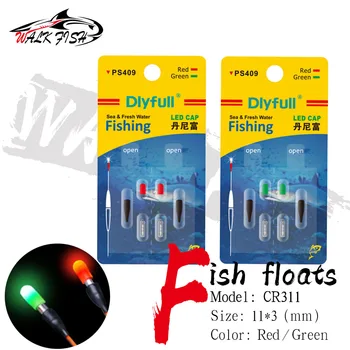 Электронные рыболовные поплавки WALK FISH Дрейфующий Хвост Светодиодный Электронный светильник Luminous Drifting Send CR311 Инструменты для ночной рыбалки